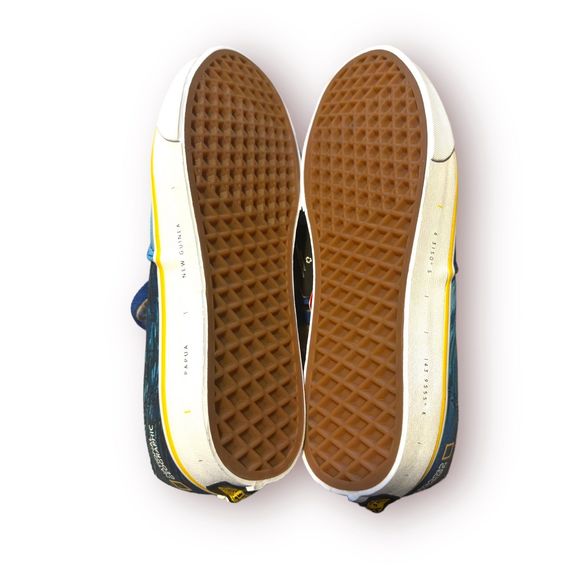 VANS National Geographic Ocean‎ Slip On Sneakers Size 8 main image 5